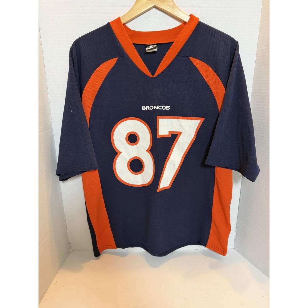 VTG McCaffrey 87 Denver Broncos Logo Athletic Authentic Jersey Sz Large NFL  255